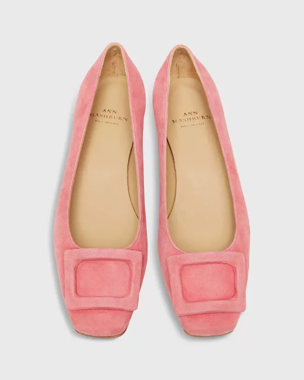 Flash Sale Ann Mashburn Buckle Shoe Peony Suede