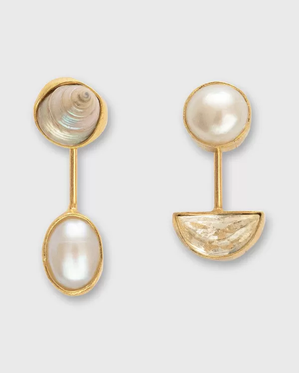Flash Sale Grainne Morton Detachable Drop Earrings White