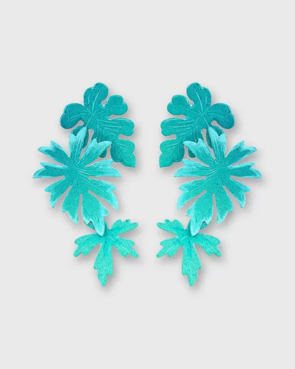 Sale We Dream in Colour Jardin Verdoyant Earrings Teal