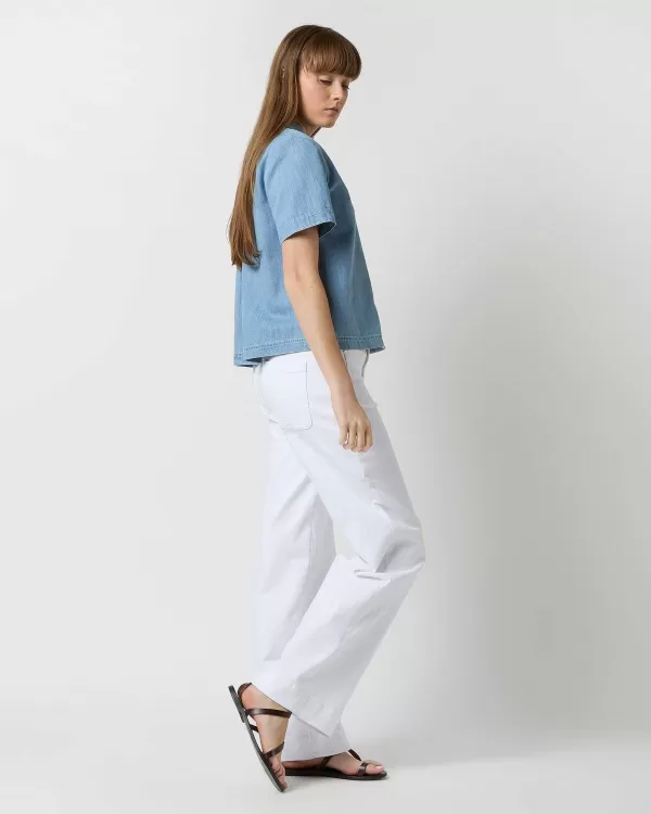 Shop A.P.C. Maeva Shirt Light Blue