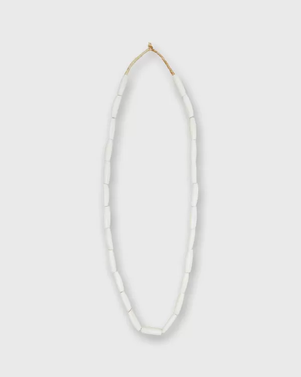 New Ann Mashburn Small Elongated Cowbone Beads Ivory